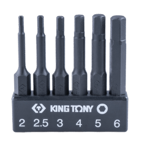1/4" Bộ mũi vặn vít 6 chi tiết Kingtony 1004C6HQ