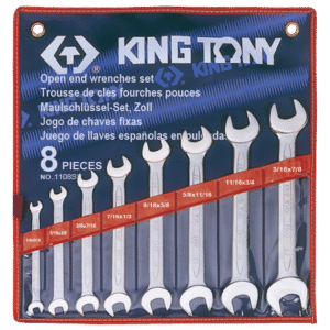 Bộ cờ lê 2 đầu miệng 8 chi tiết Kingtony 1108SR