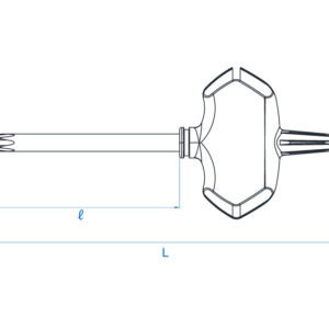 Lục giác sao đầu cờ Kingtony 1163A