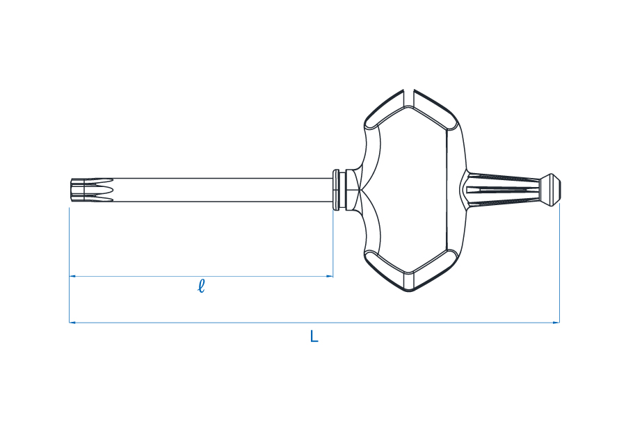 Lục giác sao đầu cờ Kingtony 1163A