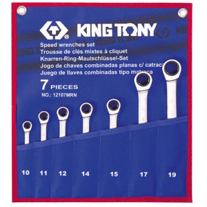 Bộ cờ lê vòng miệng tự động 7 chi tiết Kingtony 12107MRN
