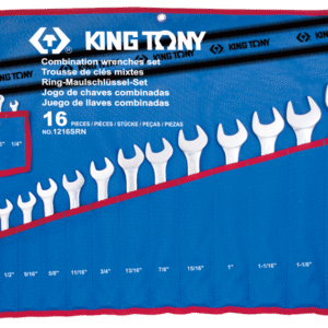 Bộ cờ lê vòng miệng 16 chi tiết Kingtony 1216SRN