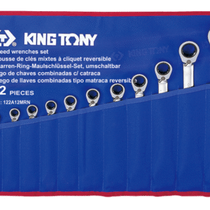 Bộ cờ lê vòng miệng tự động 12 chi tiết Kingtony 122A12MRN
