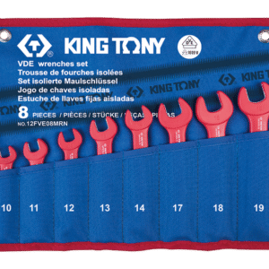Bộ cờ lê vòng miệng cách điện 8 chi tiết Kingtony 12FVE08MRN