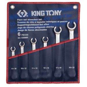Bộ cờ lê 2 đầu miệng hệ mét 6 chi tiết Kingtony 1306MR