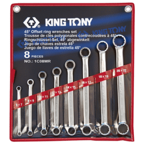 Bộ cờ lê 2 đầu vòng 8 chi tiết Kingtony 1C08MR