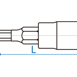 1/4" Đầu tuýp vặn vít Kingtony 2035S