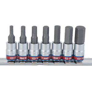 1/4" Bộ tuýp lục giác 7 chi tiết Kingtony 2127SR
