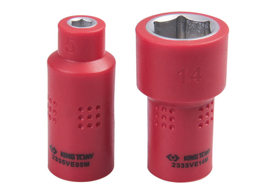 1/4" Đầu tuýp lục giác cách điện Kingtony 2335VE - Ảnh 2