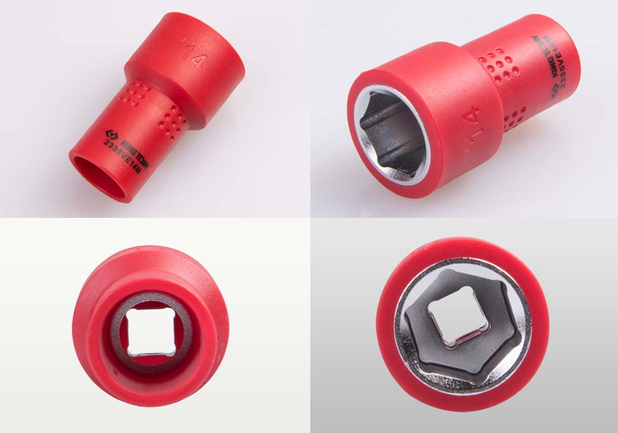 1/4" Đầu tuýp lục giác cách điện Kingtony 2335VE - Ảnh 3