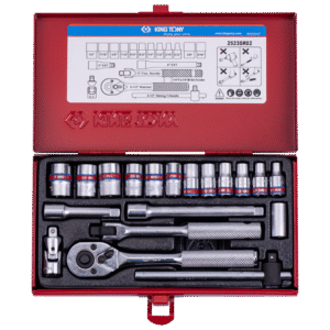 1/4" Bộ tuýp lục giác 19 chi tiết Kingtony 2523SR02