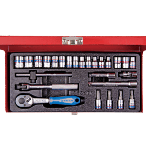 1/4" Bộ tuýp lục giác 26 chi tiết Kingtony 2526CR