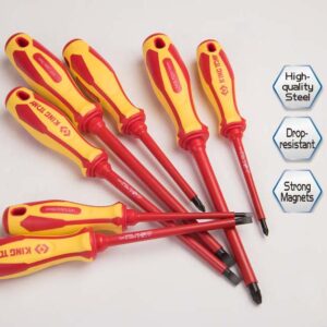 Bộ tua vít cách điện 7 chi tiết Kingtony 30607MR