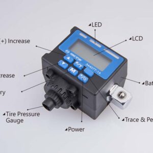 Cần siết lực điện tử kèm đồng hồ đo Kingtony 34407T-1A