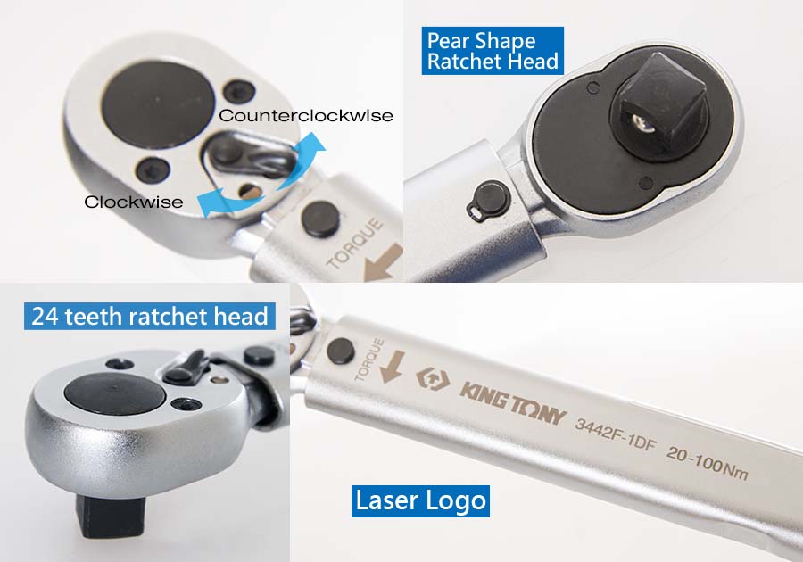Cần siết lực loại bấm Kingtony 3442F - Ảnh 3