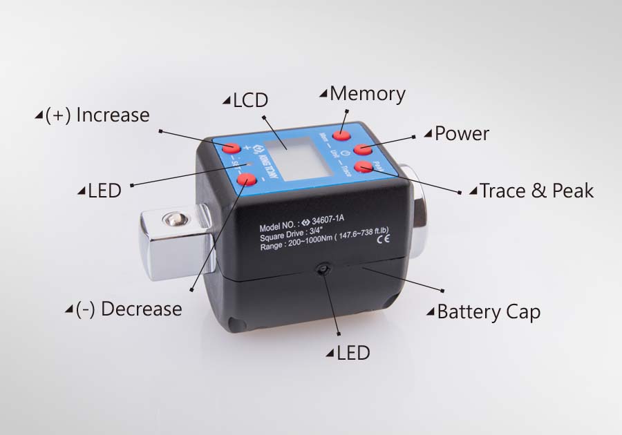 Cần siết lực điện tử Kingtony 34607-1A - Ảnh 3