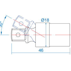 3/8" Đầu tuýp lắc léo Kingtony 3794