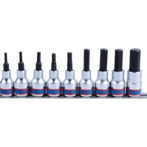 1/2" Bộ tuýp lục giác 9 chi tiết Kingtony 4120PR10