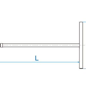 1/2" Ống điếu chữ T vặn đầu tuýp Kingtony 4511