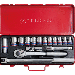 1/2" Bộ tuýp lục giác 16 chi tiết Kingtony 4516MR