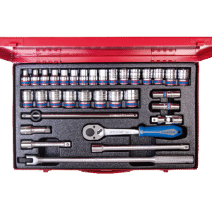 1/2" Bộ tuýp lục giác 33 chi tiết Kingtony 4534MR06