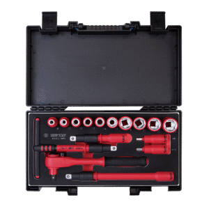 1/2" Bộ tuýp lục giác cách điện 16 chi tiết Kingtony 45VE01MRV