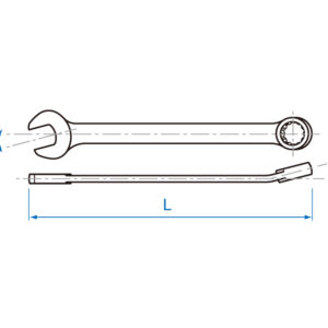 Cờ lê vòng miệng hệ inch Kingtony 5060