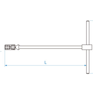 Ống điếu chữ T lắc léo Kingtony 5774M