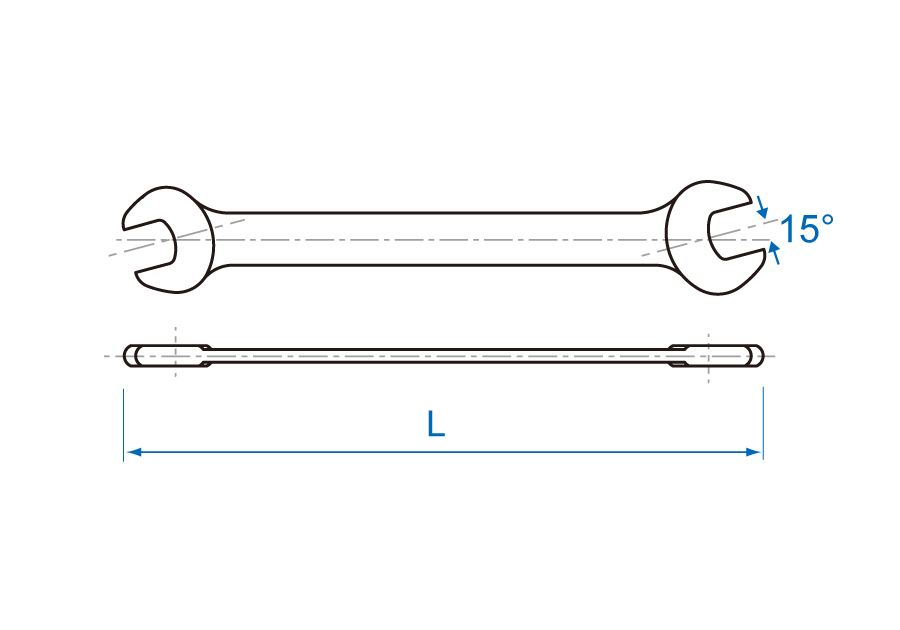 Cờ lê 2 đầu miệng hệ inch Kingtony 5900