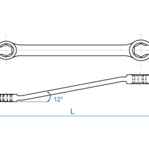 Cờ lê 2 đầu miệng hệ inch Kingtony 5930