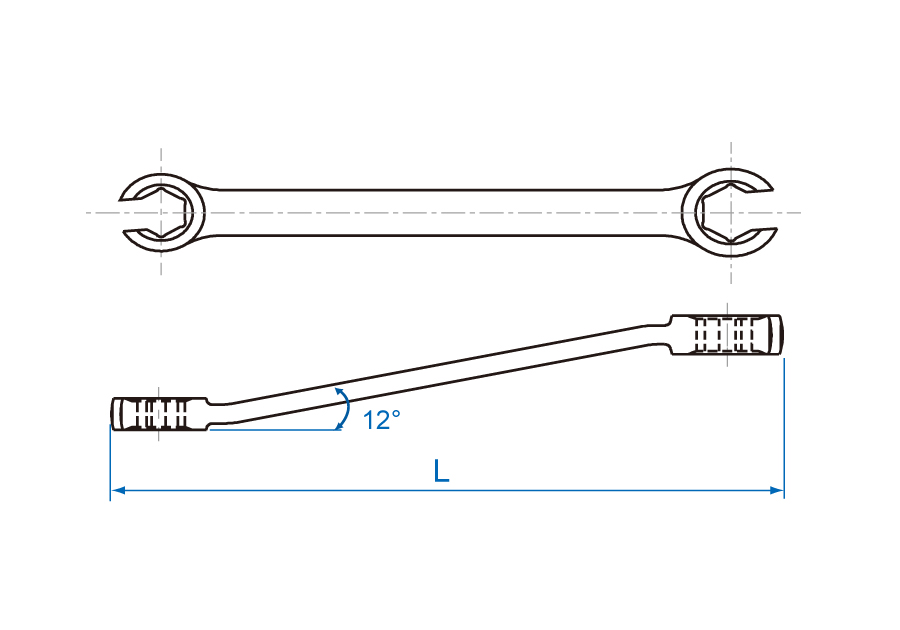 Cờ lê 2 đầu miệng hệ inch Kingtony 5930