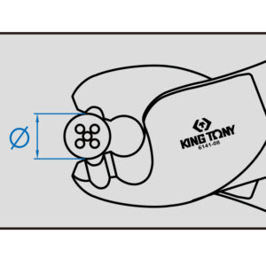 Kìm cắt dây điện Kingtony 6141C