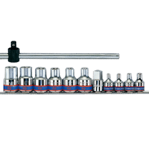 3/8" và 1/2" Bộ đầu tuýp  chi tiết Kingtony 7112PR