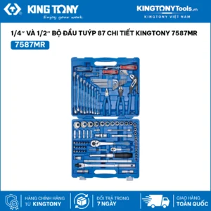 1/4" và 1/2" Bộ đầu tuýp  chi tiết Kingtony 7587MR