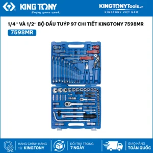 1/4" và 1/2" Bộ đầu tuýp  chi tiết Kingtony 7598MR