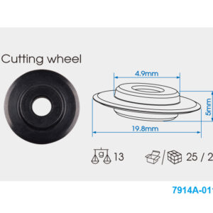 3-35mm Dao cắt ống đồng Kingtony 7914A-35