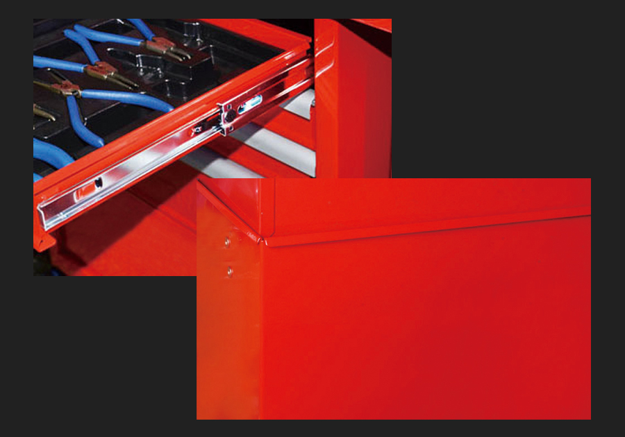 Xe đẩy dụng cụ 10 ngăn Kingtony 87437-10B - Ảnh 5