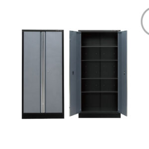 Tủ đứng 2 cửa xám đen Kingtony 87D11-18A-KG