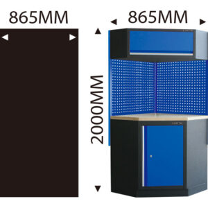 Tủ góc đáy xanh đen Kingtony 87D11X06A-KB