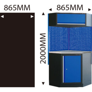 Tủ góc đáy xanh đen Kingtony 87D11X06SA-KB