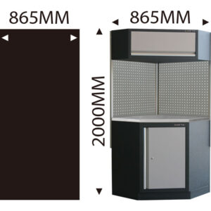 Tủ góc đáy xám đen Kingtony 87D11X06SA-KG