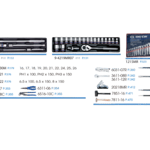 Bộ dụng cụ 81 chi tiết Kingtony 902-084MRD01