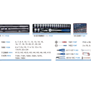 Bộ dụng cụ 88 chi tiết Kingtony 902-089MRD01