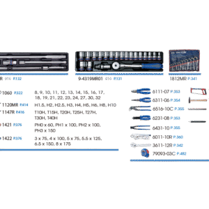 Bộ dụng cụ 103 chi tiết Kingtony 902-103MRD