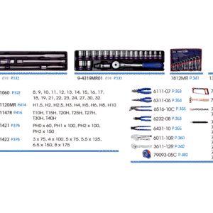 Bộ dụng cụ 109 chi tiết Kingtony 902-109MRD