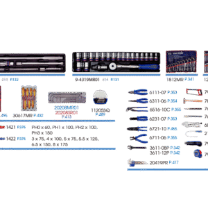 Bộ dụng cụ 132 chi tiết Kingtony 902-132CRD