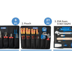 Bộ dụng cụ cách điện 37 chi tiết Kingtony 9052-001MRV