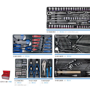 Hộp đựng dụng cụ 219 chi tiết Kingtony 911-000CR02