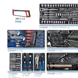 Hộp đựng dụng cụ 219 chi tiết Kingtony 911-000CRD02
