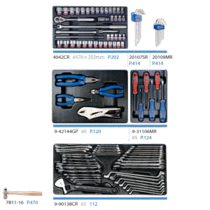 Hộp đựng dụng cụ 107 chi tiết Kingtony 911-002CRD